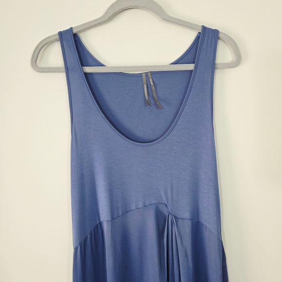 Anthropologie The Gemini Twofer Blue Midu Dress Size Large - Picture 3 of 11
